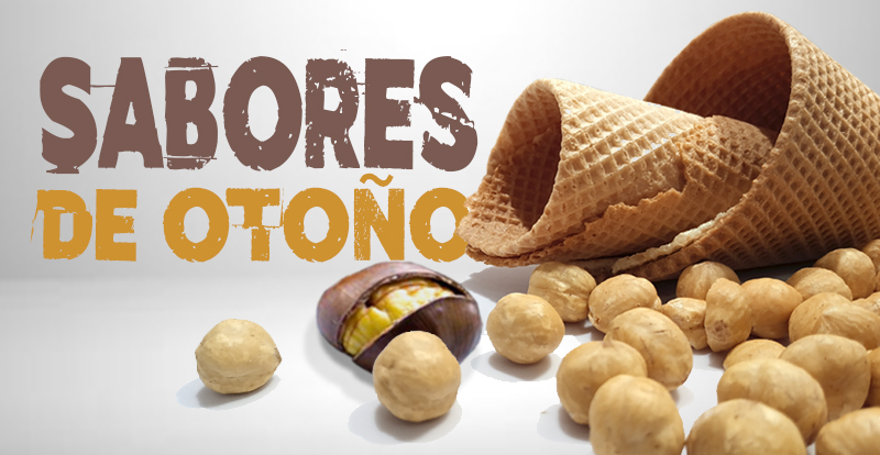 NUEVOS SABORES DE OTOÑO Helados de Castaña y Polvorón